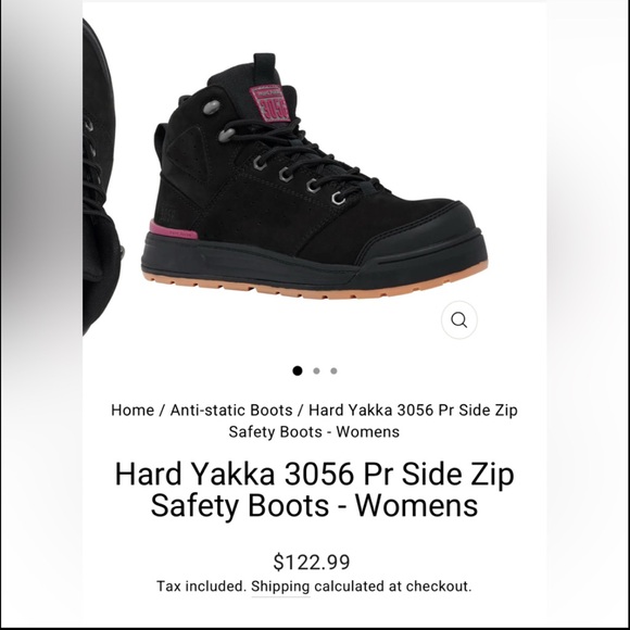 Hard Yakka Composite Safety Boots - Women’s 7.5 - Picture 6 of 6